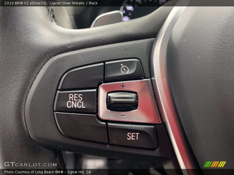 Glacier Silver Metallic / Black 2019 BMW X3 sDrive30i