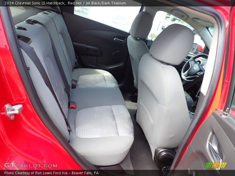 Rear Seat of 2014 Sonic LS Hatchback