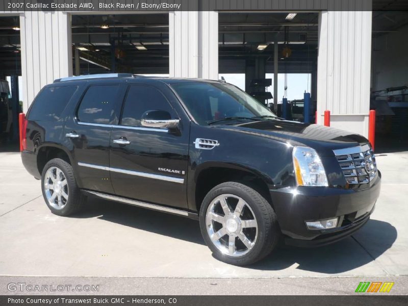 Black Raven / Ebony/Ebony 2007 Cadillac Escalade AWD