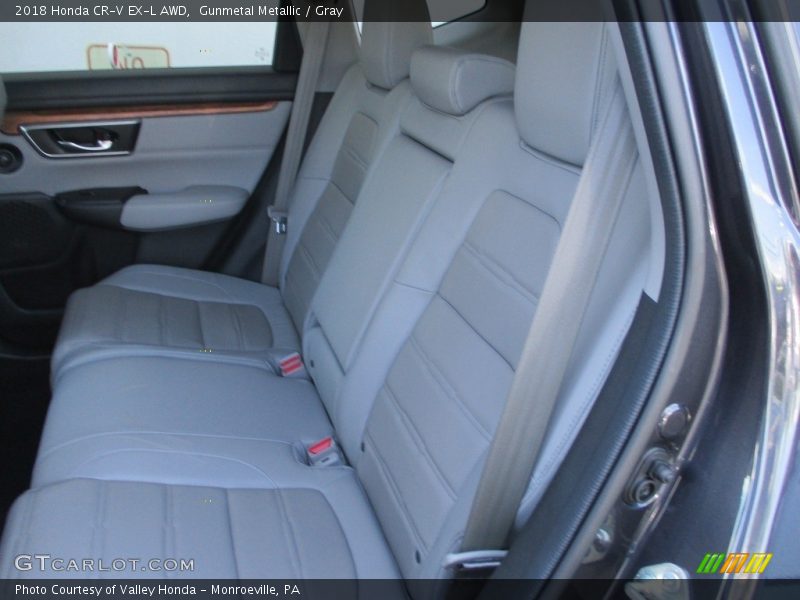 Gunmetal Metallic / Gray 2018 Honda CR-V EX-L AWD