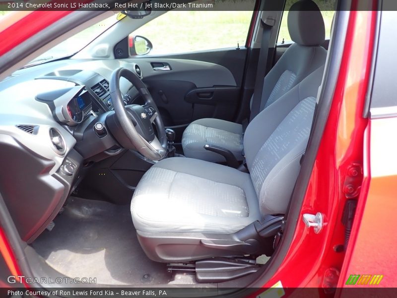  2014 Sonic LS Hatchback Jet Black/Dark Titanium Interior