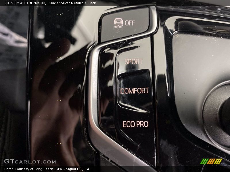 Glacier Silver Metallic / Black 2019 BMW X3 sDrive30i