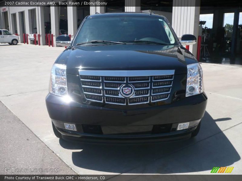 Black Raven / Ebony/Ebony 2007 Cadillac Escalade AWD