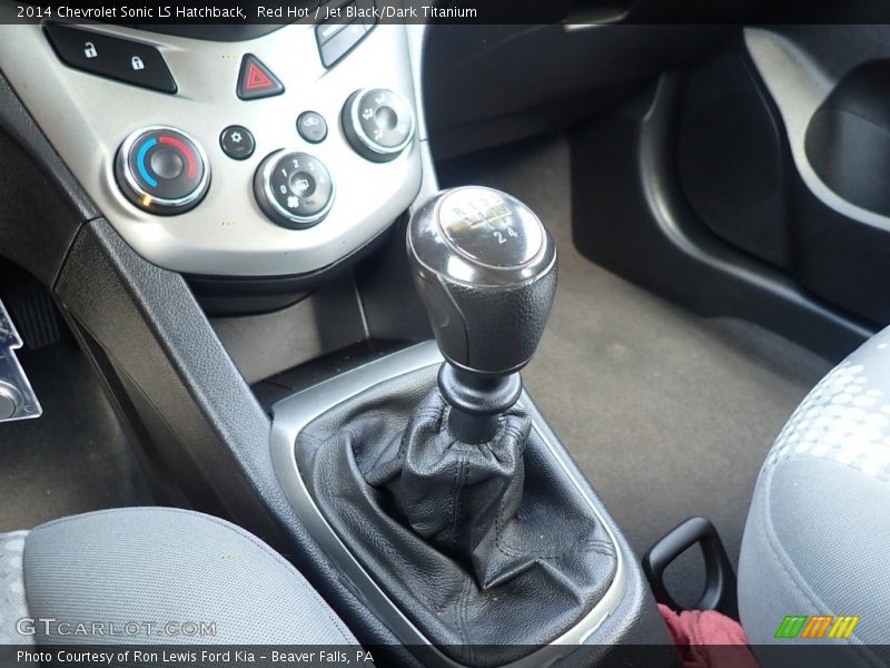  2014 Sonic LS Hatchback 5 Speed Manual Shifter