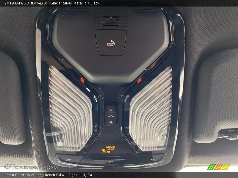 Glacier Silver Metallic / Black 2019 BMW X3 sDrive30i