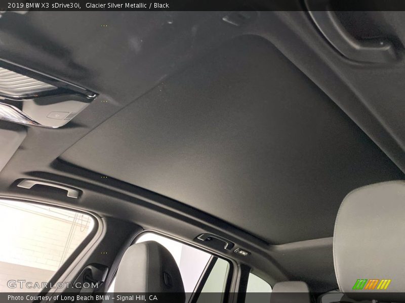 Glacier Silver Metallic / Black 2019 BMW X3 sDrive30i