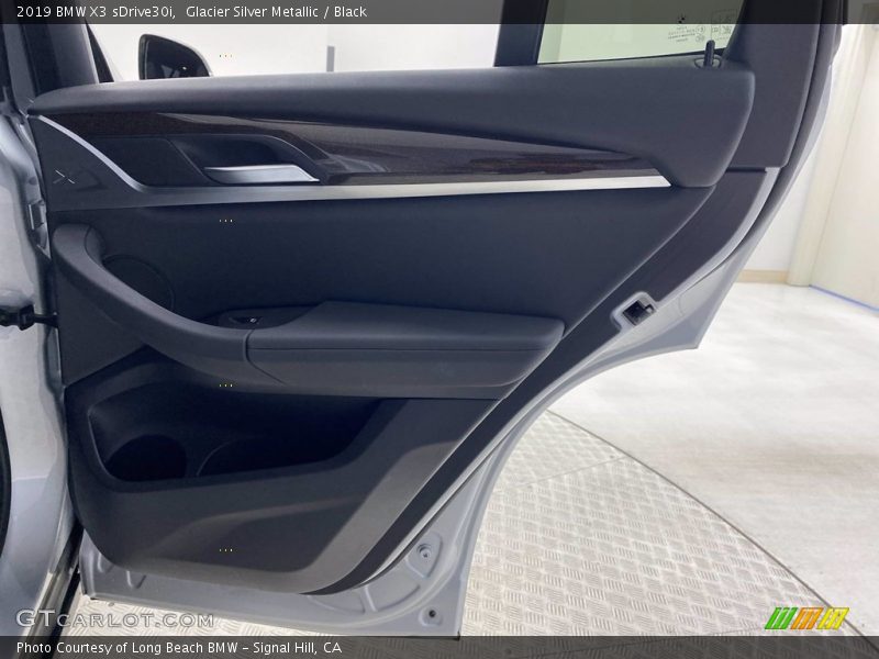 Glacier Silver Metallic / Black 2019 BMW X3 sDrive30i