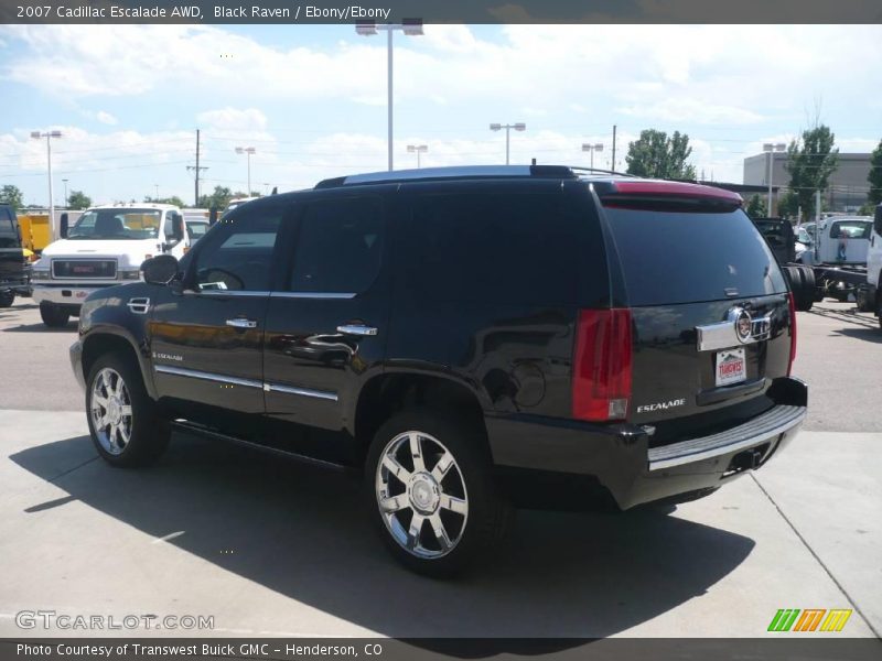 Black Raven / Ebony/Ebony 2007 Cadillac Escalade AWD