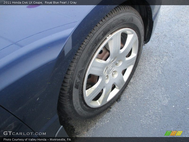 Royal Blue Pearl / Gray 2011 Honda Civic LX Coupe