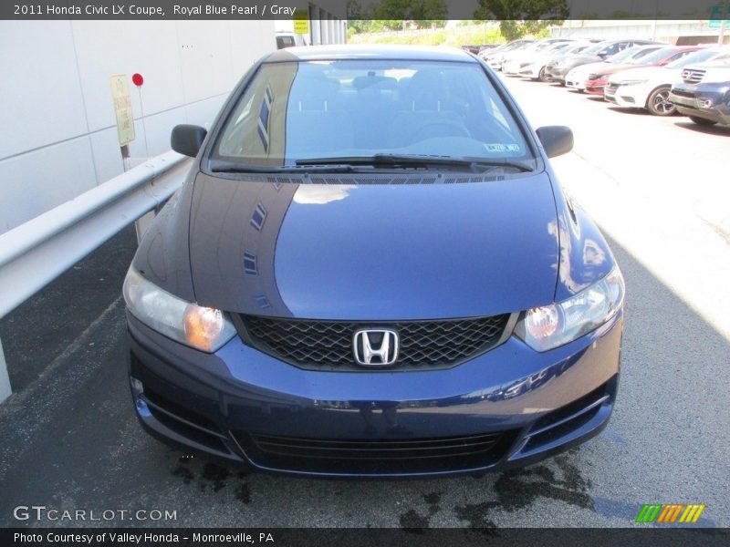 Royal Blue Pearl / Gray 2011 Honda Civic LX Coupe