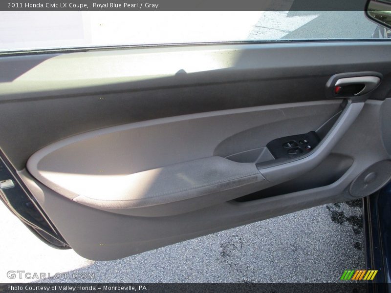 Royal Blue Pearl / Gray 2011 Honda Civic LX Coupe