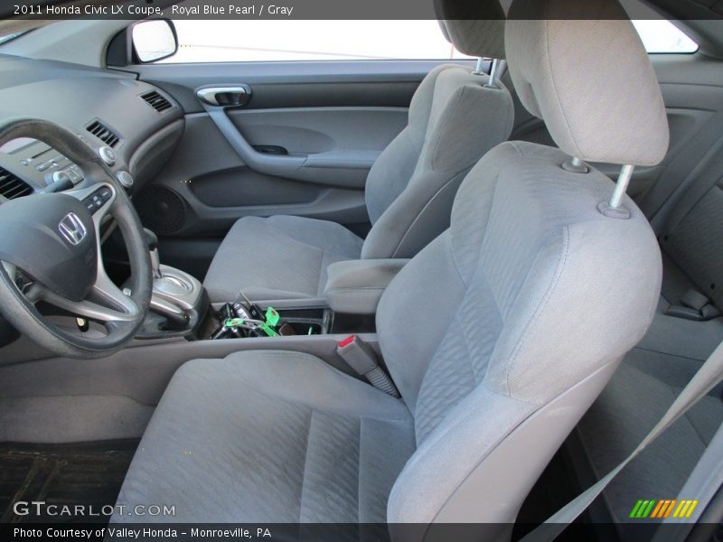 Royal Blue Pearl / Gray 2011 Honda Civic LX Coupe