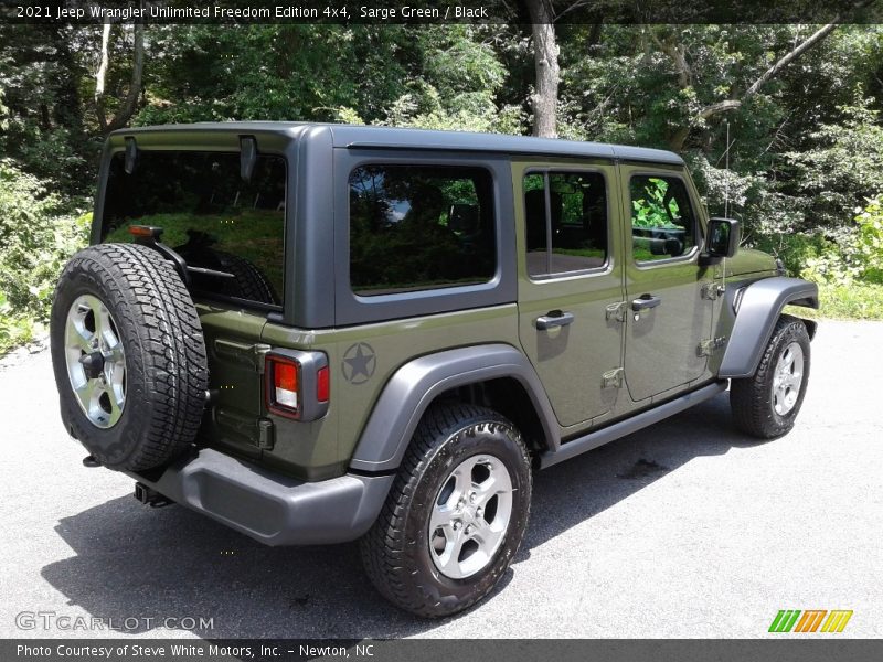 Sarge Green / Black 2021 Jeep Wrangler Unlimited Freedom Edition 4x4