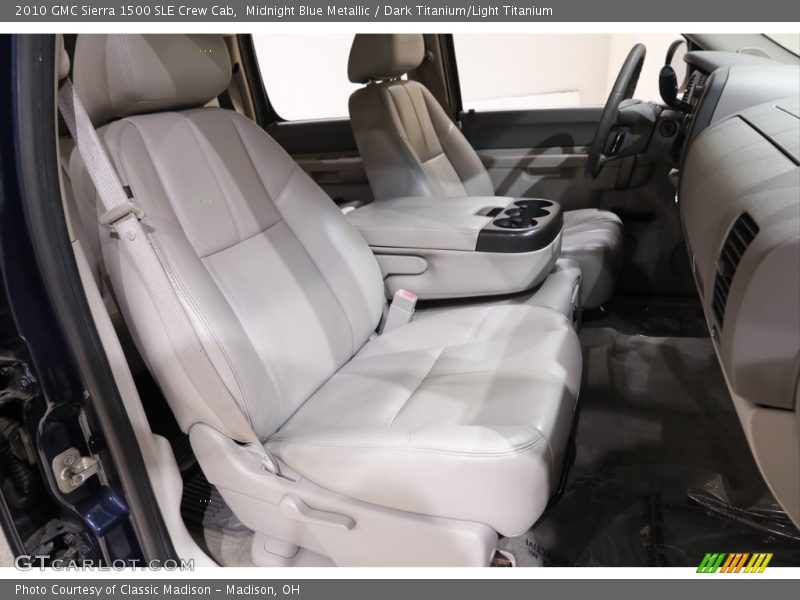 Midnight Blue Metallic / Dark Titanium/Light Titanium 2010 GMC Sierra 1500 SLE Crew Cab