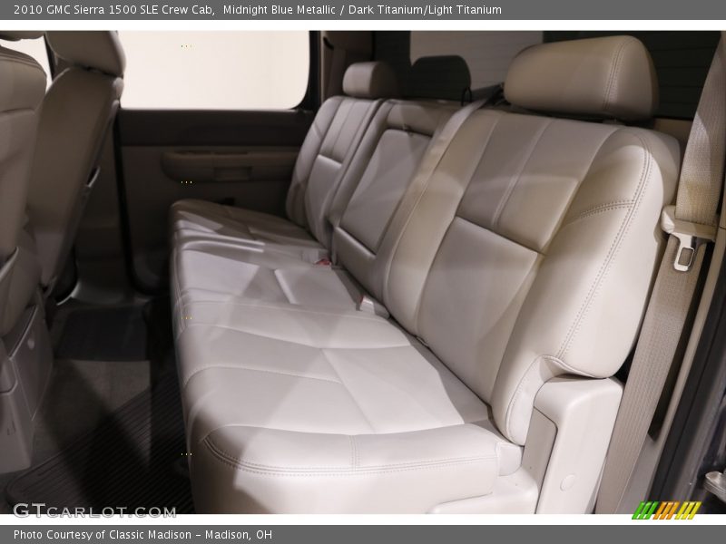 Midnight Blue Metallic / Dark Titanium/Light Titanium 2010 GMC Sierra 1500 SLE Crew Cab