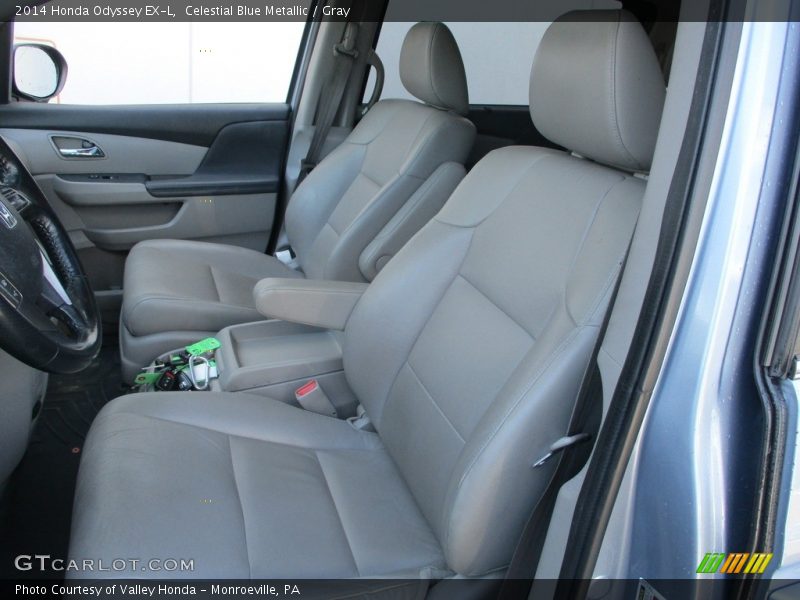 Celestial Blue Metallic / Gray 2014 Honda Odyssey EX-L
