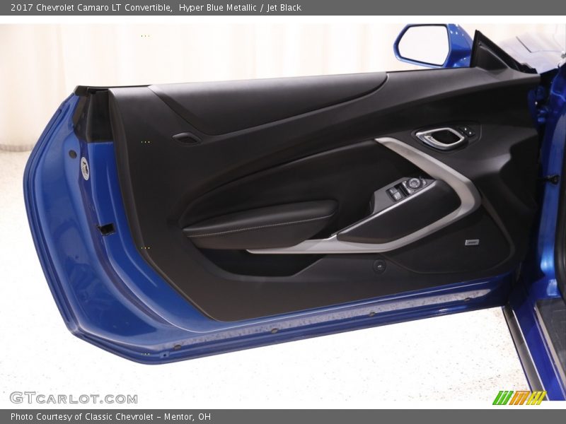 Hyper Blue Metallic / Jet Black 2017 Chevrolet Camaro LT Convertible