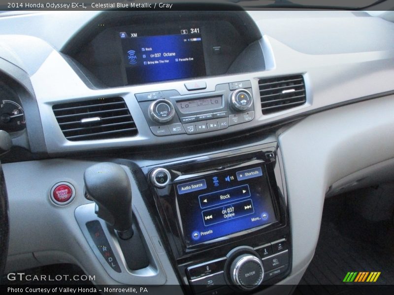 Celestial Blue Metallic / Gray 2014 Honda Odyssey EX-L