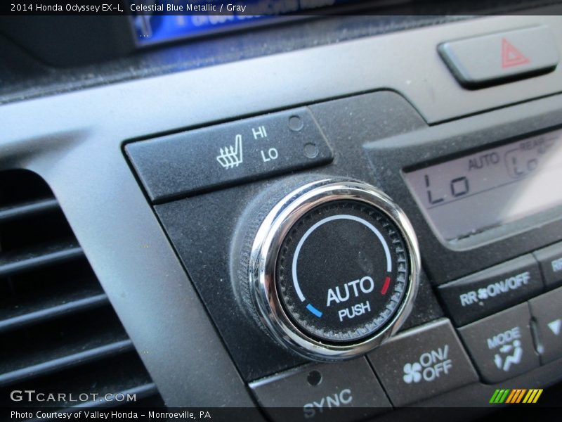 Celestial Blue Metallic / Gray 2014 Honda Odyssey EX-L