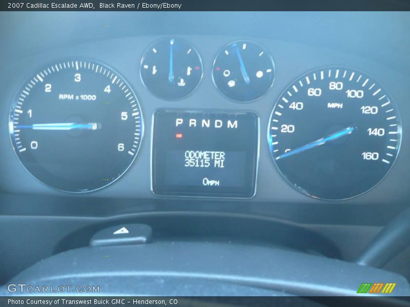 Black Raven / Ebony/Ebony 2007 Cadillac Escalade AWD