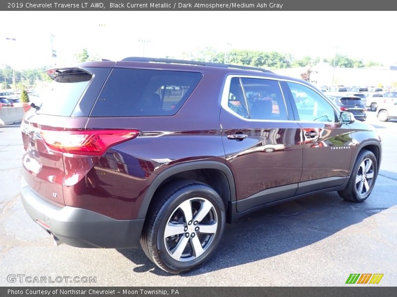 Black Current Metallic / Dark Atmosphere/Medium Ash Gray 2019 Chevrolet Traverse LT AWD