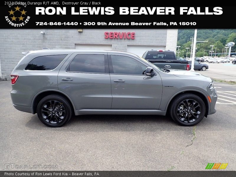 Destroyer Gray / Black 2021 Dodge Durango R/T AWD