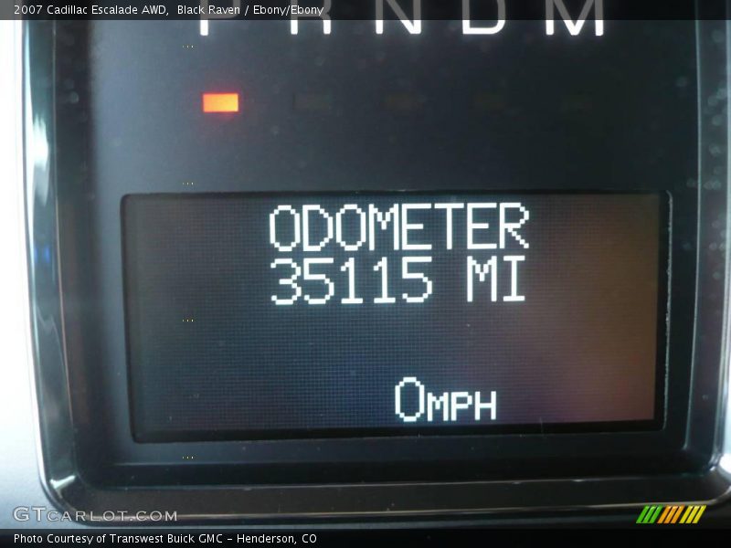 Black Raven / Ebony/Ebony 2007 Cadillac Escalade AWD
