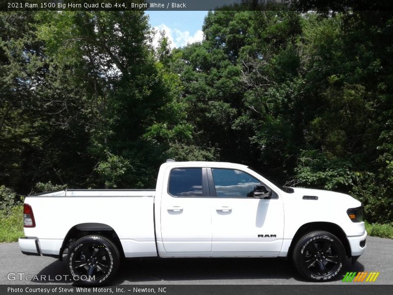 Bright White / Black 2021 Ram 1500 Big Horn Quad Cab 4x4