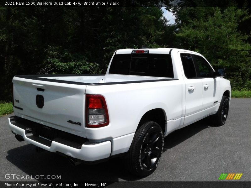 Bright White / Black 2021 Ram 1500 Big Horn Quad Cab 4x4