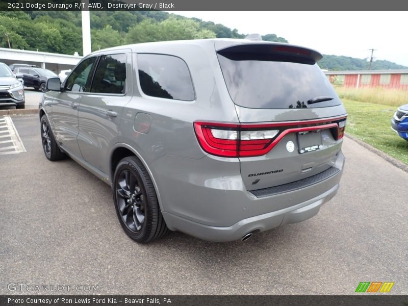 Destroyer Gray / Black 2021 Dodge Durango R/T AWD