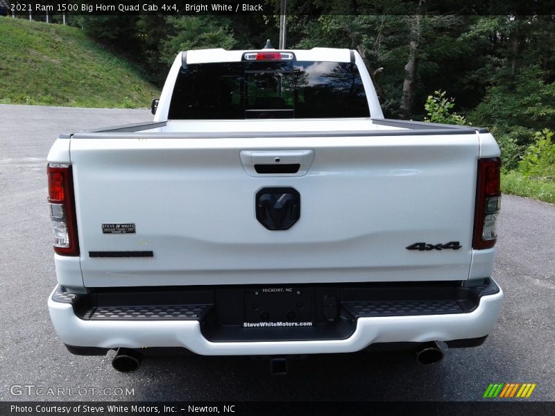 Bright White / Black 2021 Ram 1500 Big Horn Quad Cab 4x4