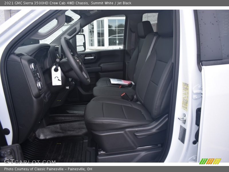 Summit White / Jet Black 2021 GMC Sierra 3500HD Crew Cab 4WD Chassis