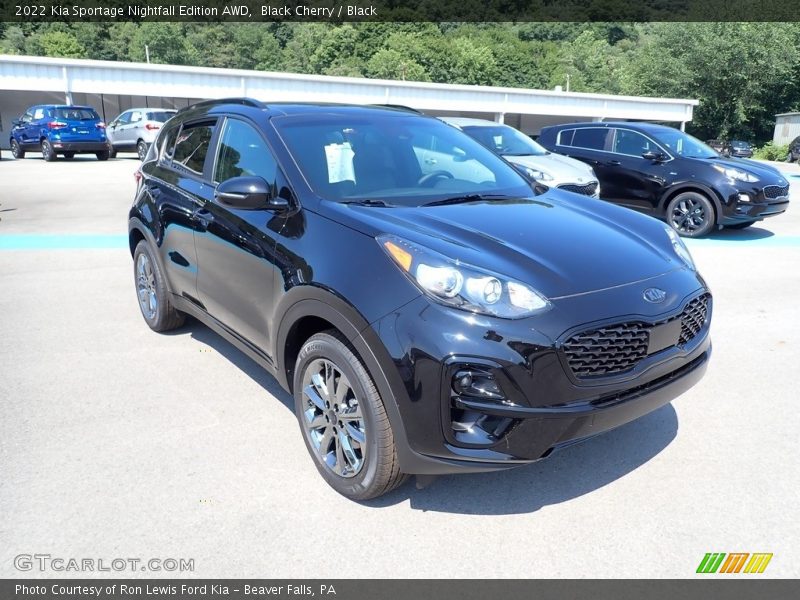 Black Cherry / Black 2022 Kia Sportage Nightfall Edition AWD