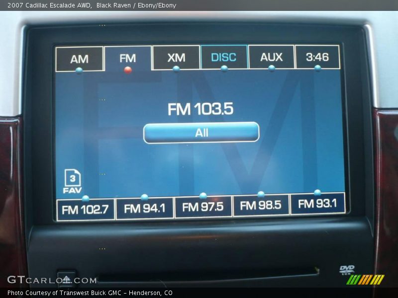 Black Raven / Ebony/Ebony 2007 Cadillac Escalade AWD
