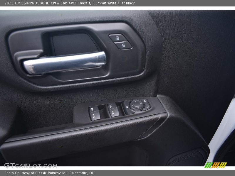 Summit White / Jet Black 2021 GMC Sierra 3500HD Crew Cab 4WD Chassis