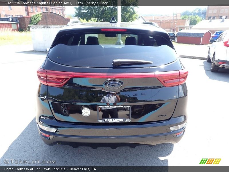 Black Cherry / Black 2022 Kia Sportage Nightfall Edition AWD