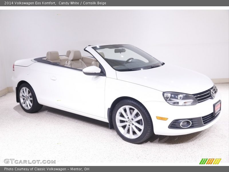 Candy White / Cornsilk Beige 2014 Volkswagen Eos Komfort
