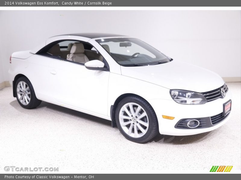 Candy White / Cornsilk Beige 2014 Volkswagen Eos Komfort