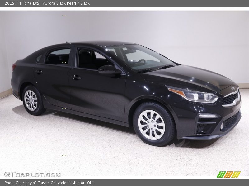 Aurora Black Pearl / Black 2019 Kia Forte LXS