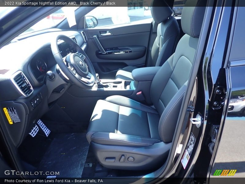 Black Cherry / Black 2022 Kia Sportage Nightfall Edition AWD