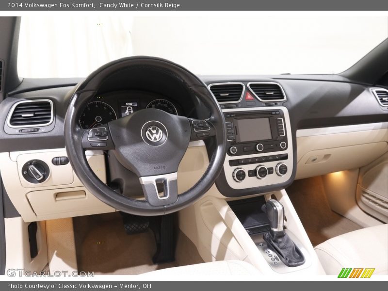 Candy White / Cornsilk Beige 2014 Volkswagen Eos Komfort