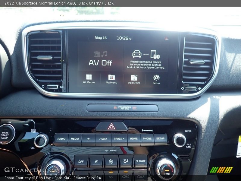Black Cherry / Black 2022 Kia Sportage Nightfall Edition AWD