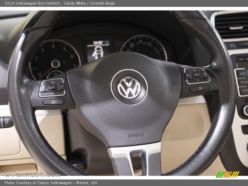Candy White / Cornsilk Beige 2014 Volkswagen Eos Komfort