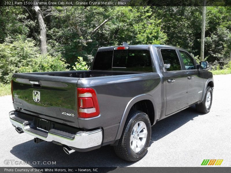 Granite Crystal Metallic / Black 2021 Ram 1500 Laramie Crew Cab 4x4