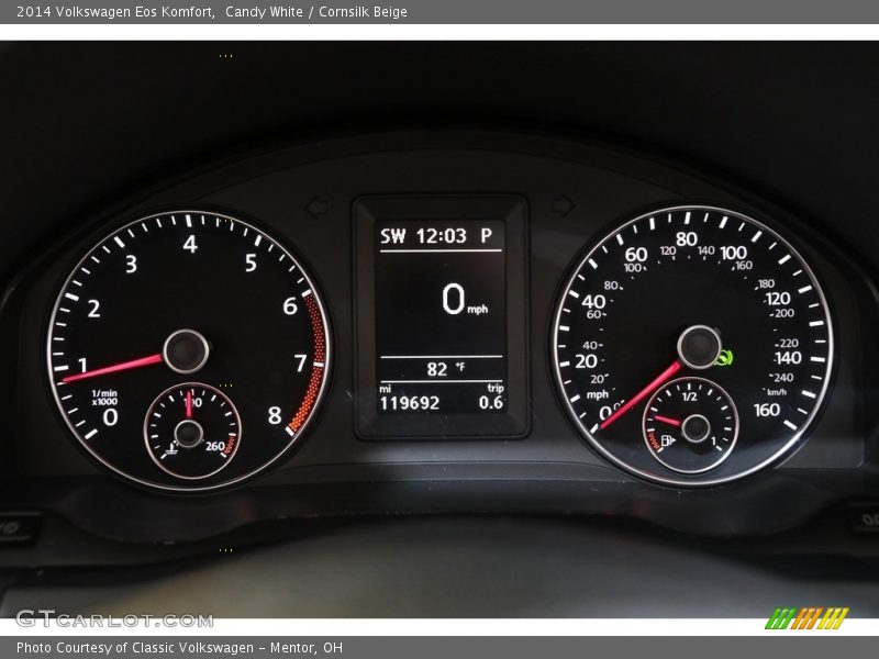 Candy White / Cornsilk Beige 2014 Volkswagen Eos Komfort