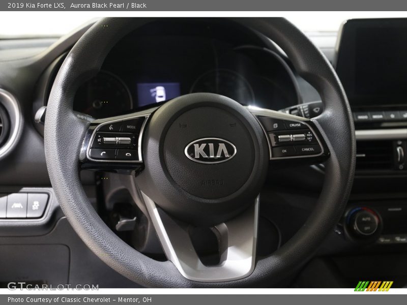 Aurora Black Pearl / Black 2019 Kia Forte LXS