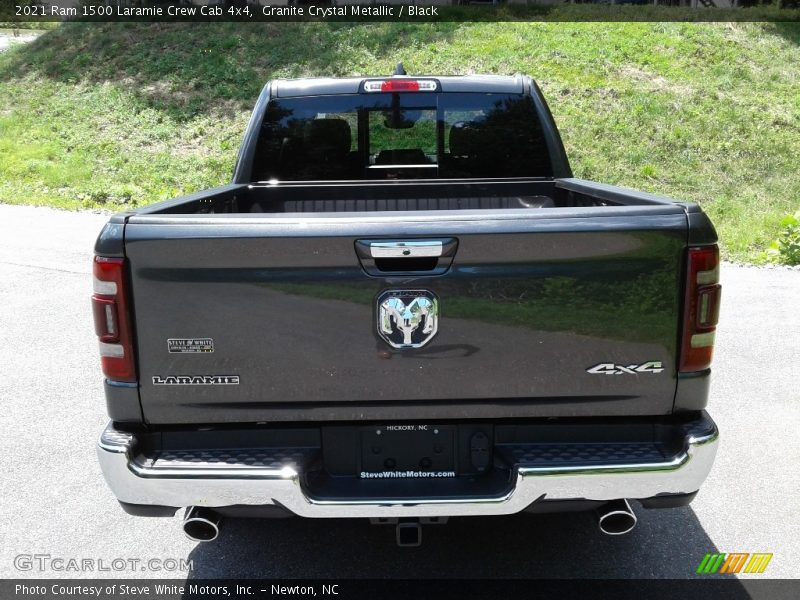 Granite Crystal Metallic / Black 2021 Ram 1500 Laramie Crew Cab 4x4
