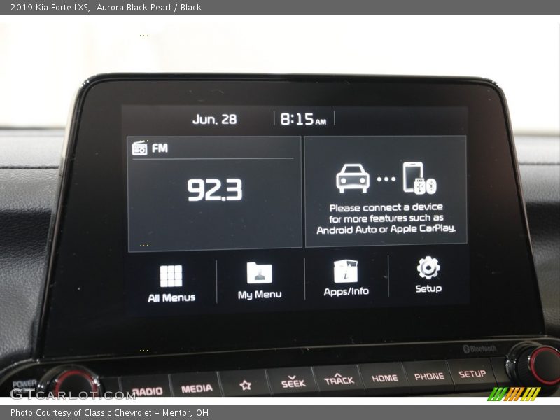 Aurora Black Pearl / Black 2019 Kia Forte LXS