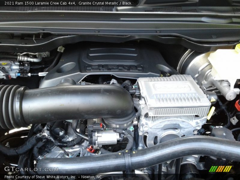 Granite Crystal Metallic / Black 2021 Ram 1500 Laramie Crew Cab 4x4