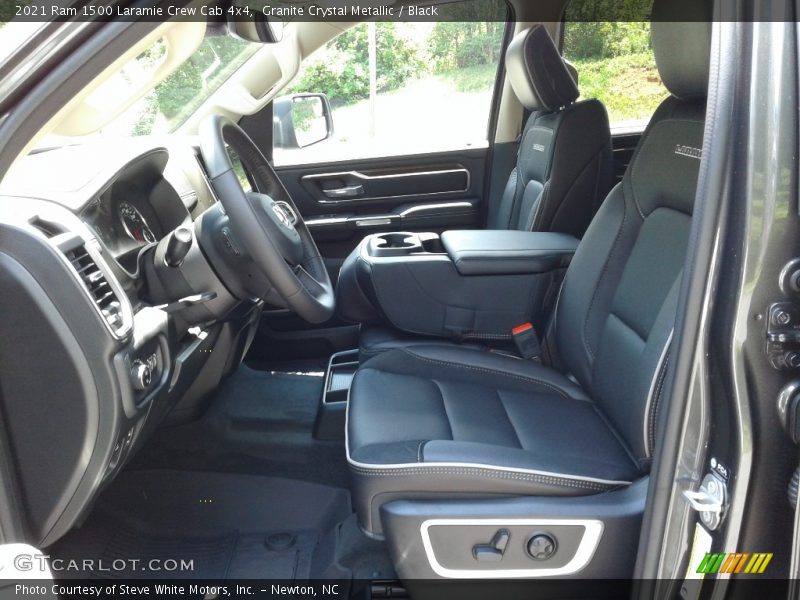 Granite Crystal Metallic / Black 2021 Ram 1500 Laramie Crew Cab 4x4